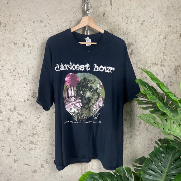 Gildan Other - Darkest Hour Thrash Metal Tee 2XL Godless Prophets & The Migrant Flora
